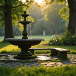 Brunnen im Park